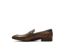 Stacy Adams Mens Ferdinand Moc Toe Slip On Oxford - Cognac -Boot Shoes store US 01 501552 03