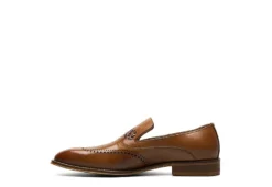 Stacy Adams Mens Pryce Wingtip Perf Slip On Oxford - Cognac 10 Stacy Adams Mens Pryce Wingtip Perf Slip On Oxford - Cognac -Boot Shoes store US 01 501561 03