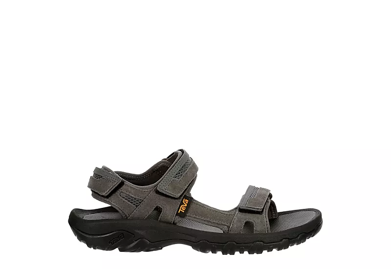 Teva Mens Hudson Outdoor Sandal - Grey 2 Teva Mens Hudson Outdoor Sandal - Grey - Image 2