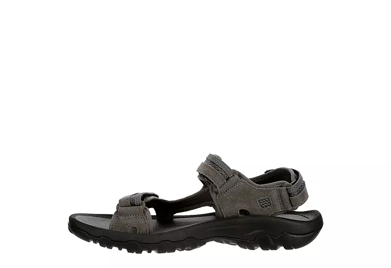 Teva Mens Hudson Outdoor Sandal - Grey 4 Teva Mens Hudson Outdoor Sandal - Grey - Image 4