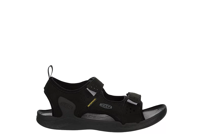 Keen Mens Drift Creek Two Strap Outdoor Sandal - Black 2 Keen Mens Drift Creek Two Strap Outdoor Sandal - Black - Image 2