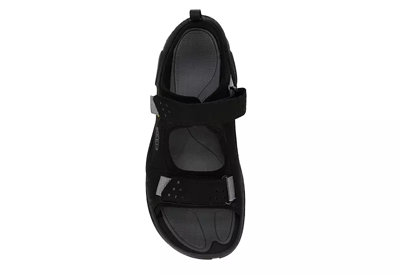 Keen Mens Drift Creek Two Strap Outdoor Sandal - Black 6 Keen Mens Drift Creek Two Strap Outdoor Sandal - Black - Image 6