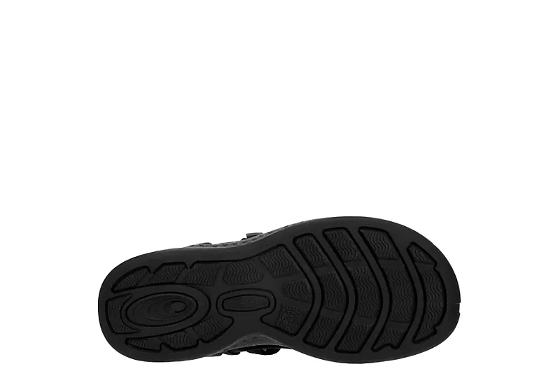 Keen Mens Drift Creek Two Strap Outdoor Sandal - Black 7 Keen Mens Drift Creek Two Strap Outdoor Sandal - Black - Image 7