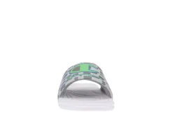 Champion Mens Mega Slide Graphic Slide Sandal - White 9 Champion Mens Mega Slide Graphic Slide Sandal - White -Boot Shoes store US 01 501605 02