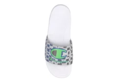 Champion Mens Mega Slide Graphic Slide Sandal - White 12 Champion Mens Mega Slide Graphic Slide Sandal - White -Boot Shoes store US 01 501605 05