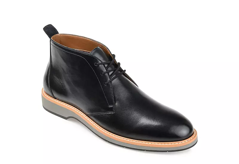 Thomas & Vine Mens Booker Chukka Boot - Black 1 Thomas & Vine Mens Booker Chukka Boot - Black