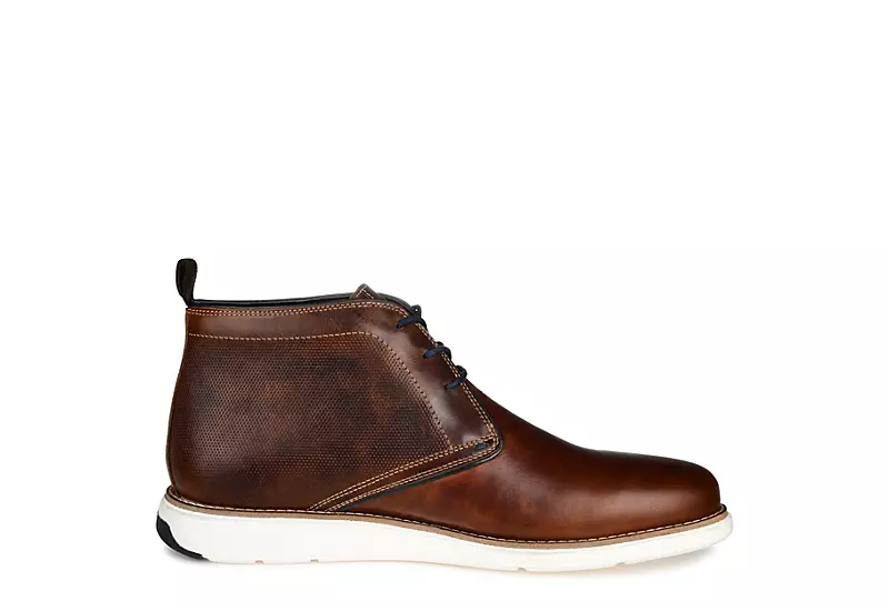 Thomas & Vine Mens Cutler Chukka Boot - Brown 2 Thomas & Vine Mens Cutler Chukka Boot - Brown - Image 2