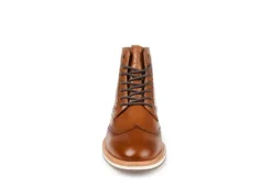 Thomas & Vine Mens Enzzo Lace-up Boot - Cognac -Boot Shoes store US 01 501620 02