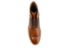 Thomas & Vine Mens Enzzo Lace-up Boot - Cognac -Boot Shoes store US 01 501620 05