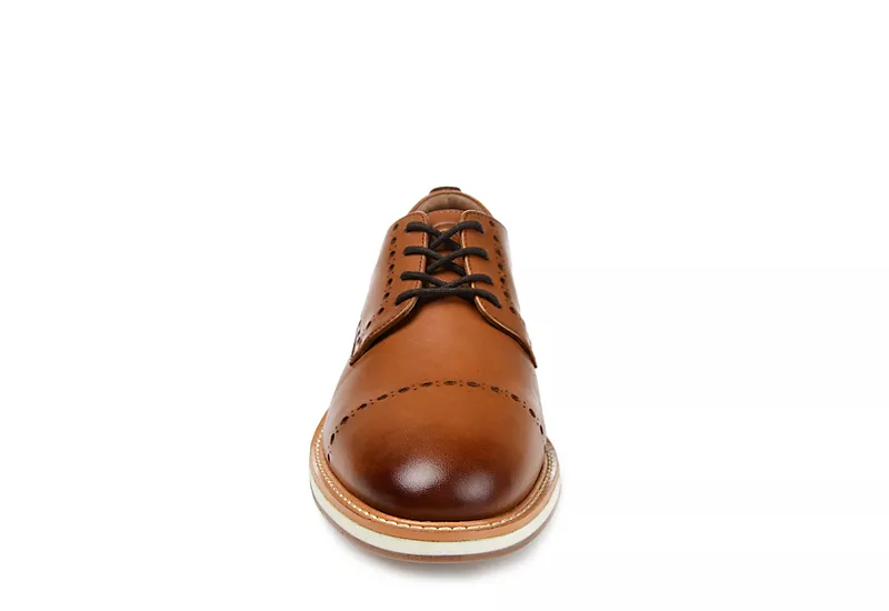 Thomas & Vine Mens Fremont Oxford - Cognac 3 Thomas & Vine Mens Fremont Oxford - Cognac - Image 3