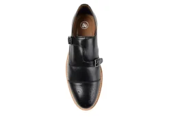 Thomas & Vine Mens Ransom Monk Strap Oxford - Black -Boot Shoes store US 01 501656 05