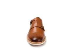 Thomas & Vine Mens Ransom Monk Strap Oxford - Cognac -Boot Shoes store US 01 501657 02
