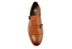 Thomas & Vine Mens Ransom Monk Strap Oxford - Cognac -Boot Shoes store US 01 501657 05