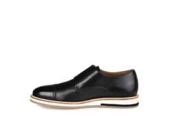 Thomas & Vine Mens Thatcher Monk Strap Oxford - Black -Boot Shoes store US 01 501670 03