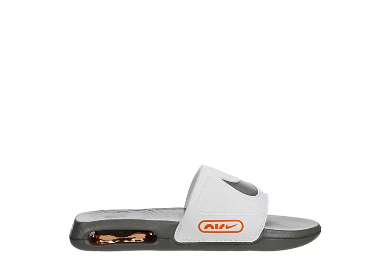 Nike Mens Air Max Cirro Slide Sandal - White 2 Nike Mens Air Max Cirro Slide Sandal - White - Image 2