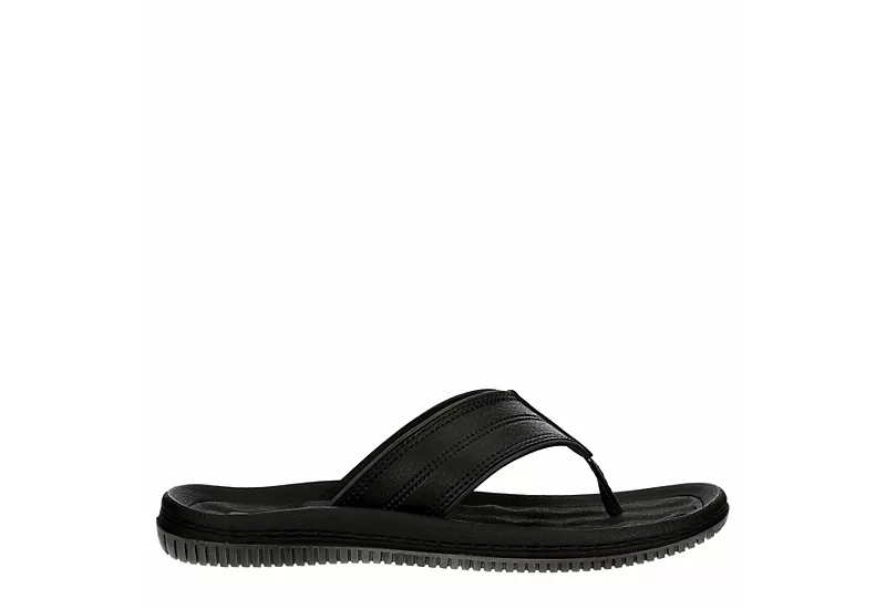Bjorndal Mens Dunas Flip Flop Sandal - Black 2 Bjorndal Mens Dunas Flip Flop Sandal - Black - Image 2