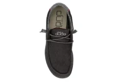 Heydude Mens Wally Slip On Sneaker - Dark Grey -Boot Shoes store US 01 501802 05