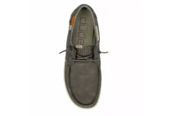 Heydude Mens Welsh Boat Shoe - Dark Grey -Boot Shoes store US 01 501810 05