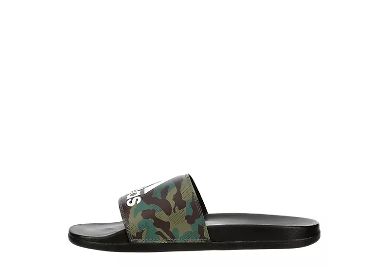 Adidas Mens Adilette Comfort Slide Sandal - Camo 4 Adidas Mens Adilette Comfort Slide Sandal - Camo - Image 4