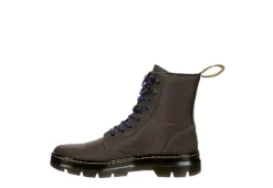 Dr. Martens Dr.martens Mens Combs Combat Boot - Dark Grey -Boot Shoes store US 01 501830 03