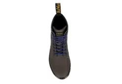 Dr. Martens Dr.martens Mens Combs Combat Boot - Dark Grey -Boot Shoes store US 01 501830 05