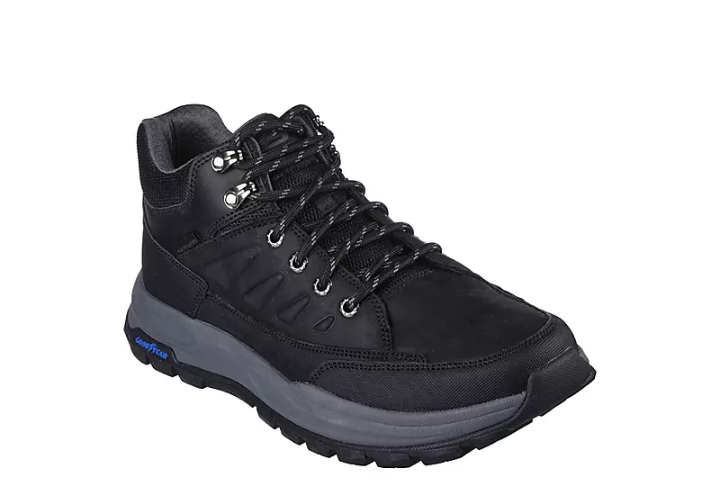 Skechers Mens Zeller-bazemore Mid Hiking Boot - Black 1 Skechers Mens Zeller-bazemore Mid Hiking Boot - Black
