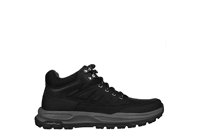Skechers Mens Zeller-bazemore Mid Hiking Boot - Black 2 Skechers Mens Zeller-bazemore Mid Hiking Boot - Black - Image 2