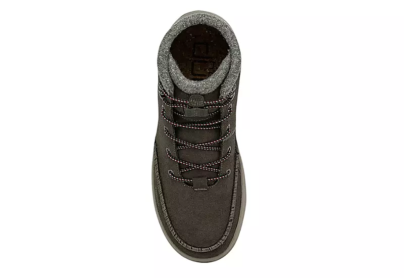 Heydude Mens Bradley Mid Sneaker - Dark Grey 6 Heydude Mens Bradley Mid Sneaker - Dark Grey - Image 6
