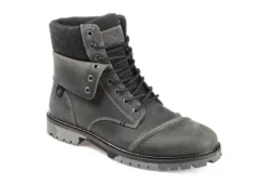 Territory Mens Grind Lace-up Boot - Grey