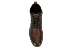 Franco Fortini Mens James Lace-up Boot - Brown -Boot Shoes store US 01 502008 05