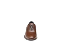 Johnston & Murphy Mens Stockton Cap Toe Oxford - Dark Tan -Boot Shoes store US 01 502049 02