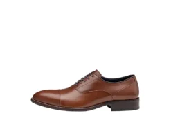 Johnston & Murphy Mens Stockton Cap Toe Oxford - Dark Tan -Boot Shoes store US 01 502049 03
