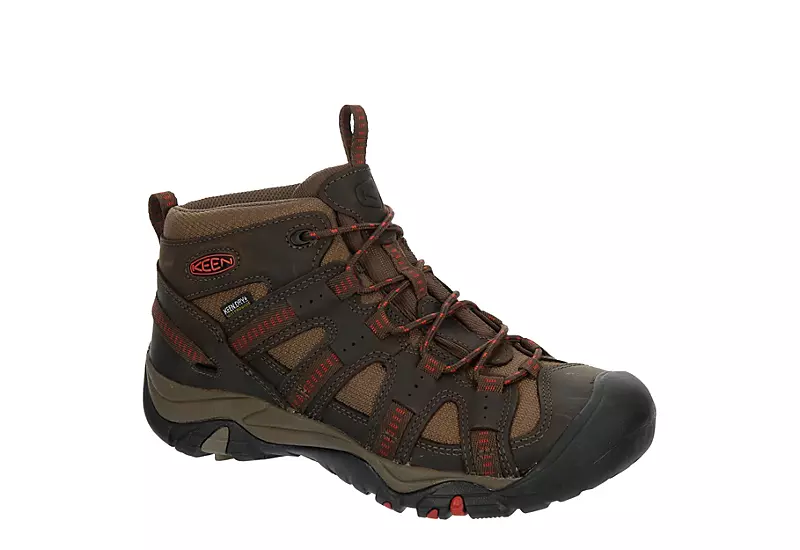 Keen Mens Siskiyou Mid Waterproof Hiking Boot - Brown 1 Keen Mens Siskiyou Mid Waterproof Hiking Boot - Brown