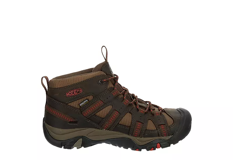 Keen Mens Siskiyou Mid Waterproof Hiking Boot - Brown 2 Keen Mens Siskiyou Mid Waterproof Hiking Boot - Brown - Image 2