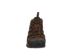 Keen Mens Siskiyou Mid Waterproof Hiking Boot - Brown 9 Keen Mens Siskiyou Mid Waterproof Hiking Boot - Brown -Boot Shoes store US 01 502059 02