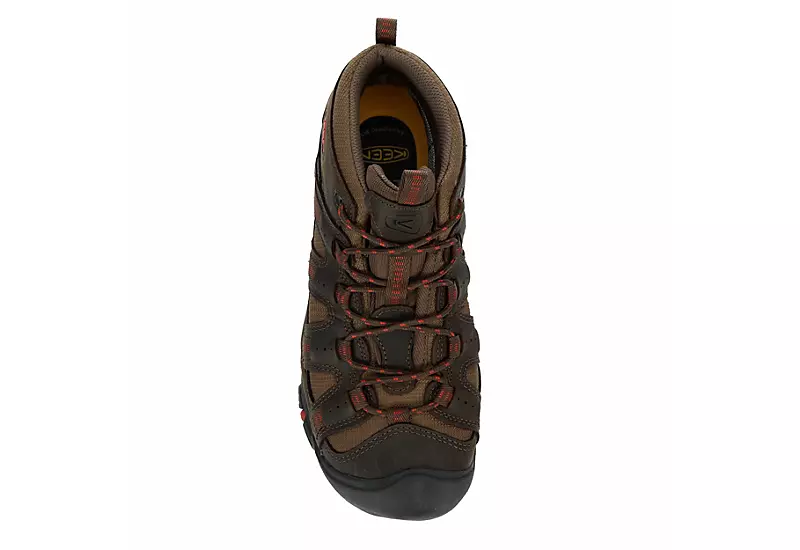 Keen Mens Siskiyou Mid Waterproof Hiking Boot - Brown 6 Keen Mens Siskiyou Mid Waterproof Hiking Boot - Brown - Image 6