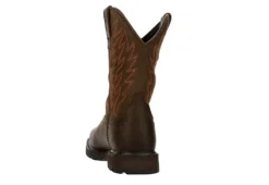 Ariat Mens Groundbreaker Waterproof Work Boot - Brown -Boot Shoes store US 01 502082 04