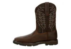 Ariat Mens Groundbreaker Western Work Boot - Brown -Boot Shoes store US 01 502086 03