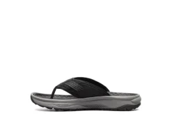 Florsheim Mens Tread Lite Flip Flop Sandal - Black -Boot Shoes store US 01 502189 03