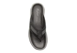 Florsheim Mens Tread Lite Flip Flop Sandal - Black -Boot Shoes store US 01 502189 05