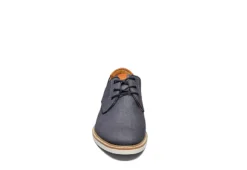 Florsheim Mens Highland Canvas Oxford - Navy -Boot Shoes store US 01 502208 02