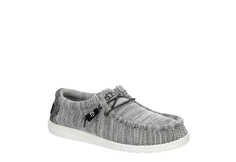Heydude Mens Wally Slip On Sneaker - Pale Grey 1 Heydude Mens Wally Slip On Sneaker - Pale Grey
