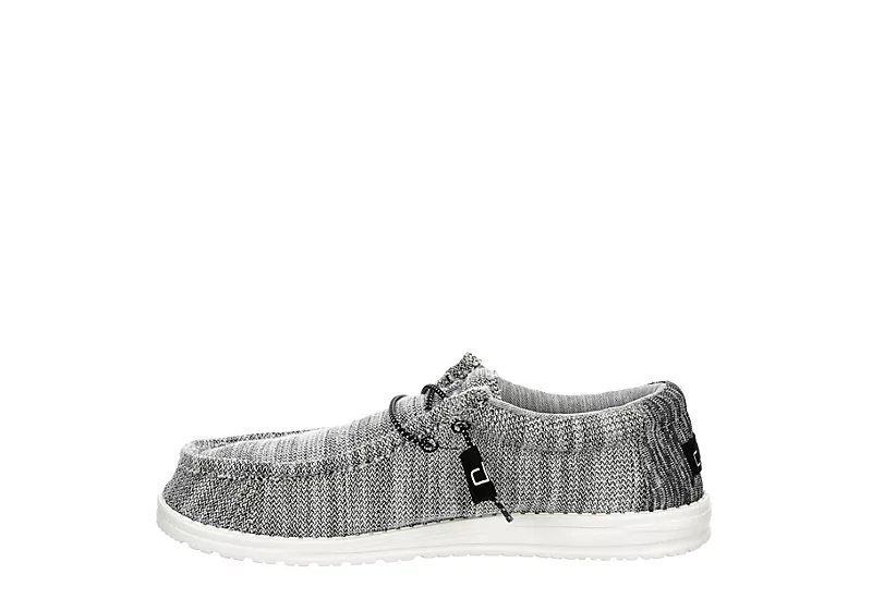 Heydude Mens Wally Slip On Sneaker - Pale Grey 4 Heydude Mens Wally Slip On Sneaker - Pale Grey - Image 4