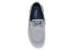 Sperry Mens Halyard 2-eye Slip On Sneaker - Pale Grey -Boot Shoes store US 01 502250 05