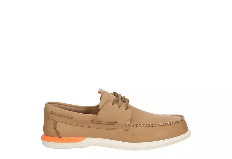 Sperry Mens Ao Plushwave Boat Shoe - Sand 2 Sperry Mens Ao Plushwave Boat Shoe - Sand - Image 2
