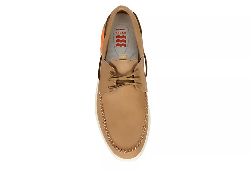 Sperry Mens Ao Plushwave Boat Shoe - Sand 6 Sperry Mens Ao Plushwave Boat Shoe - Sand - Image 6