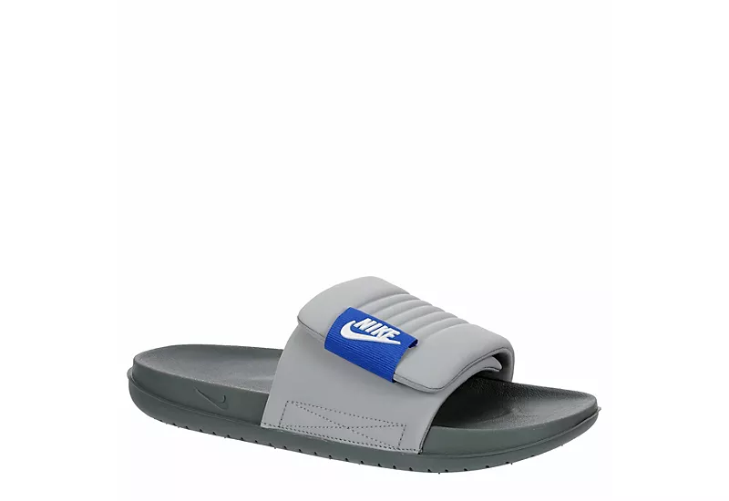 Nike Mens Offcourt Adjust Slide Sandal - Grey 1 Nike Mens Offcourt Adjust Slide Sandal - Grey