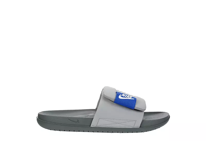 Nike Mens Offcourt Adjust Slide Sandal - Grey 2 Nike Mens Offcourt Adjust Slide Sandal - Grey - Image 2