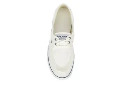 Sperry Mens Halyard 2-eye Sneaker - Off White -Boot Shoes store US 01 502276 05