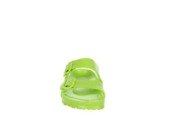 Birkenstock Mens Arizona Essentials Slide Sandal - Lime -Boot Shoes store US 01 502355 02